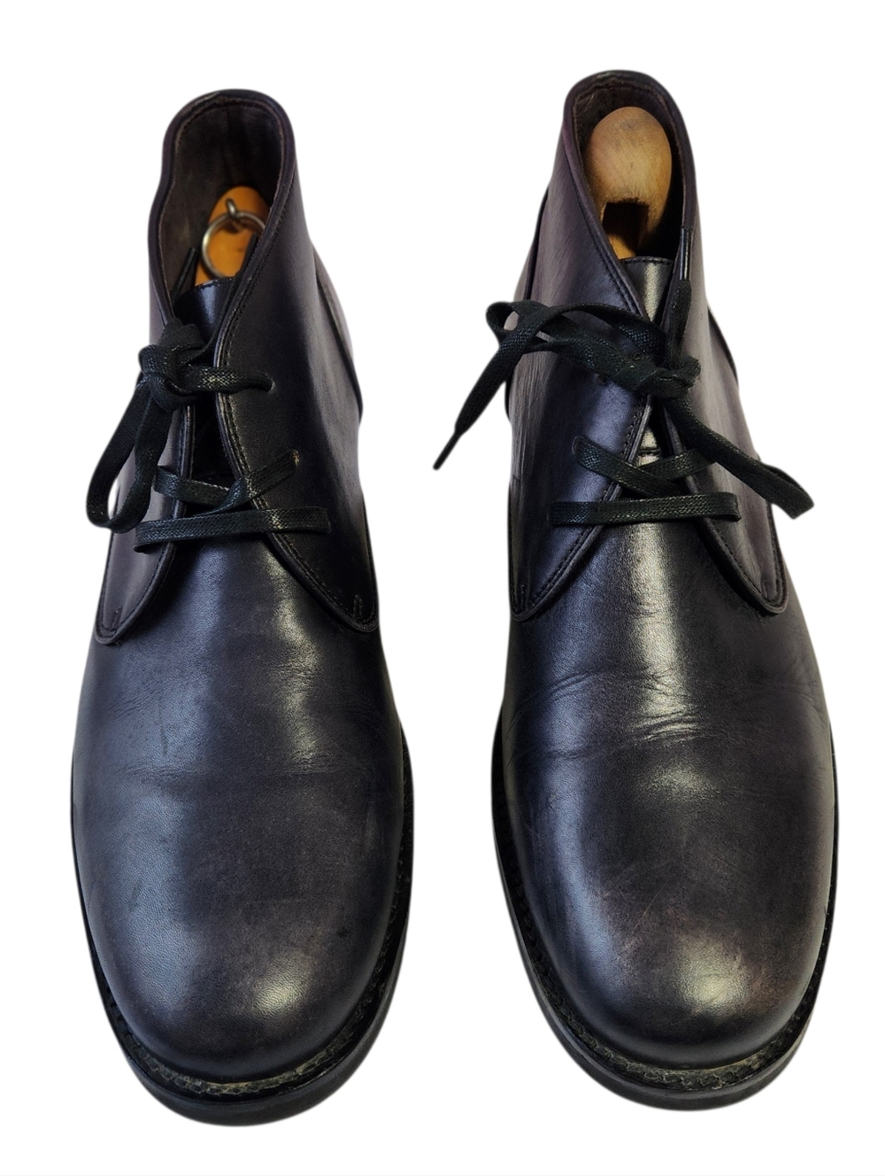 Men's John Varvatos Leather Chukka Boots - Classic Lace-Up